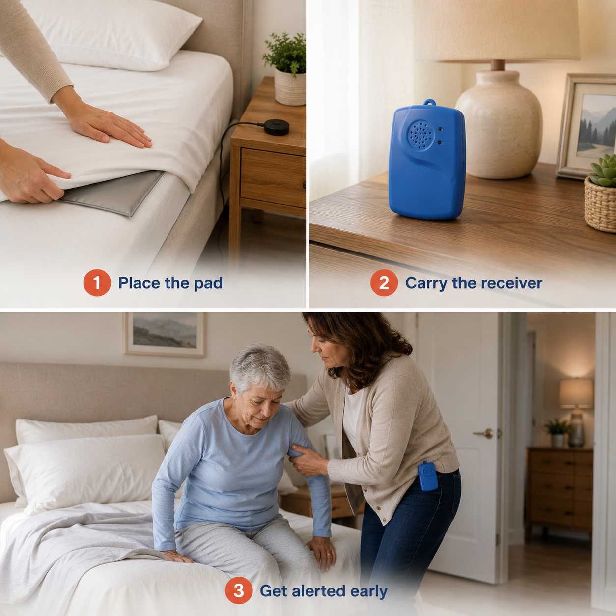 Therabell EarlyRise Alert System With Pager