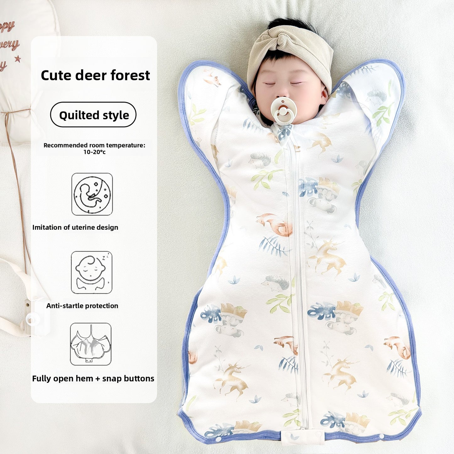 Therabell CradleUp Arms-Up Swaddle Sack