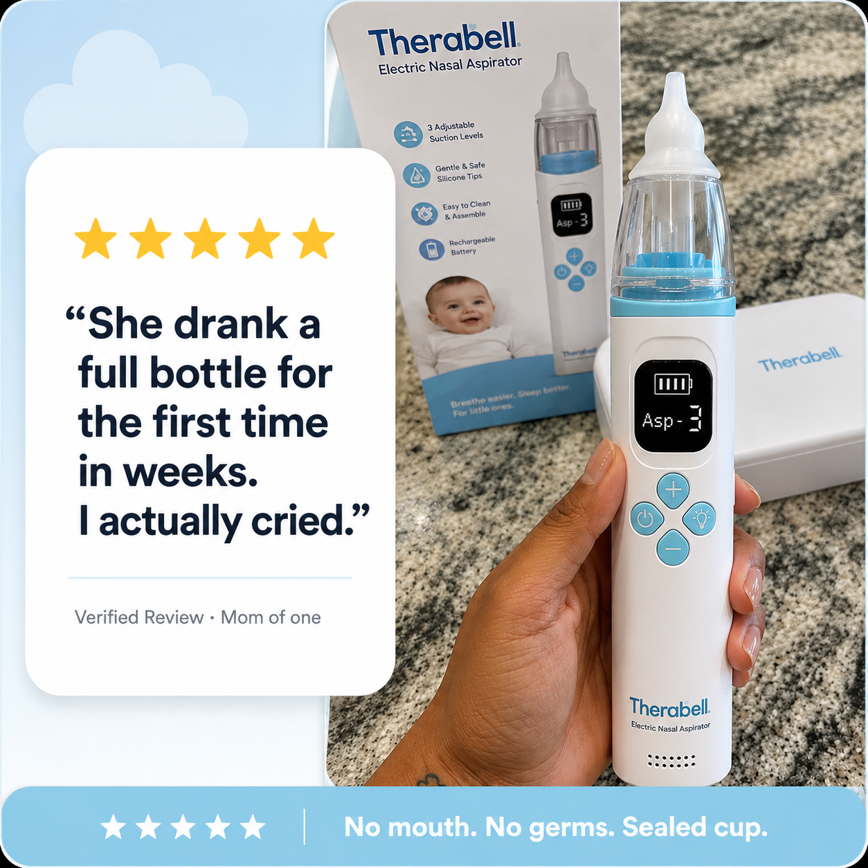 Therabell Electric Nasal Aspirator